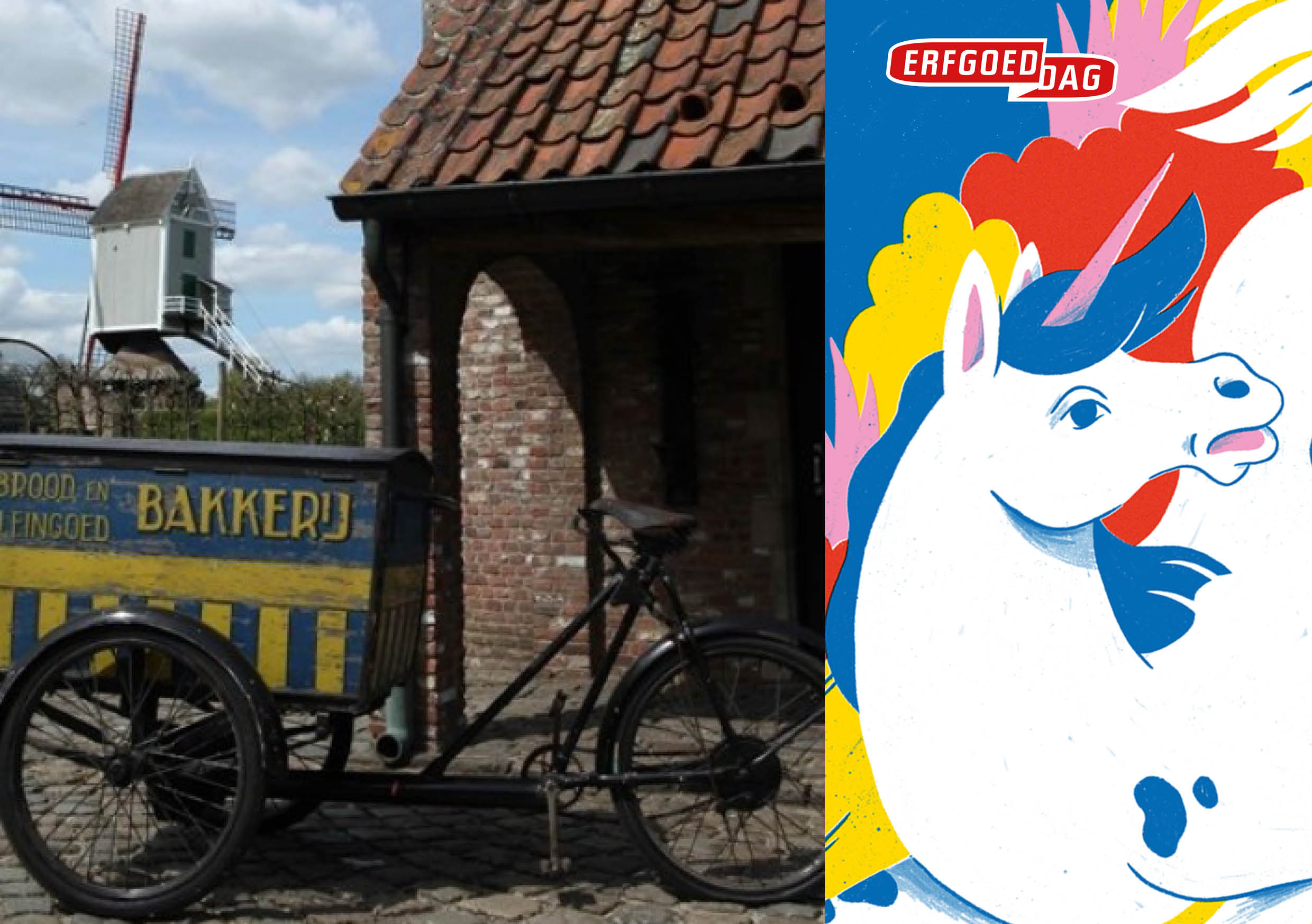 Feest in en rond het bakkerijmuseum geel