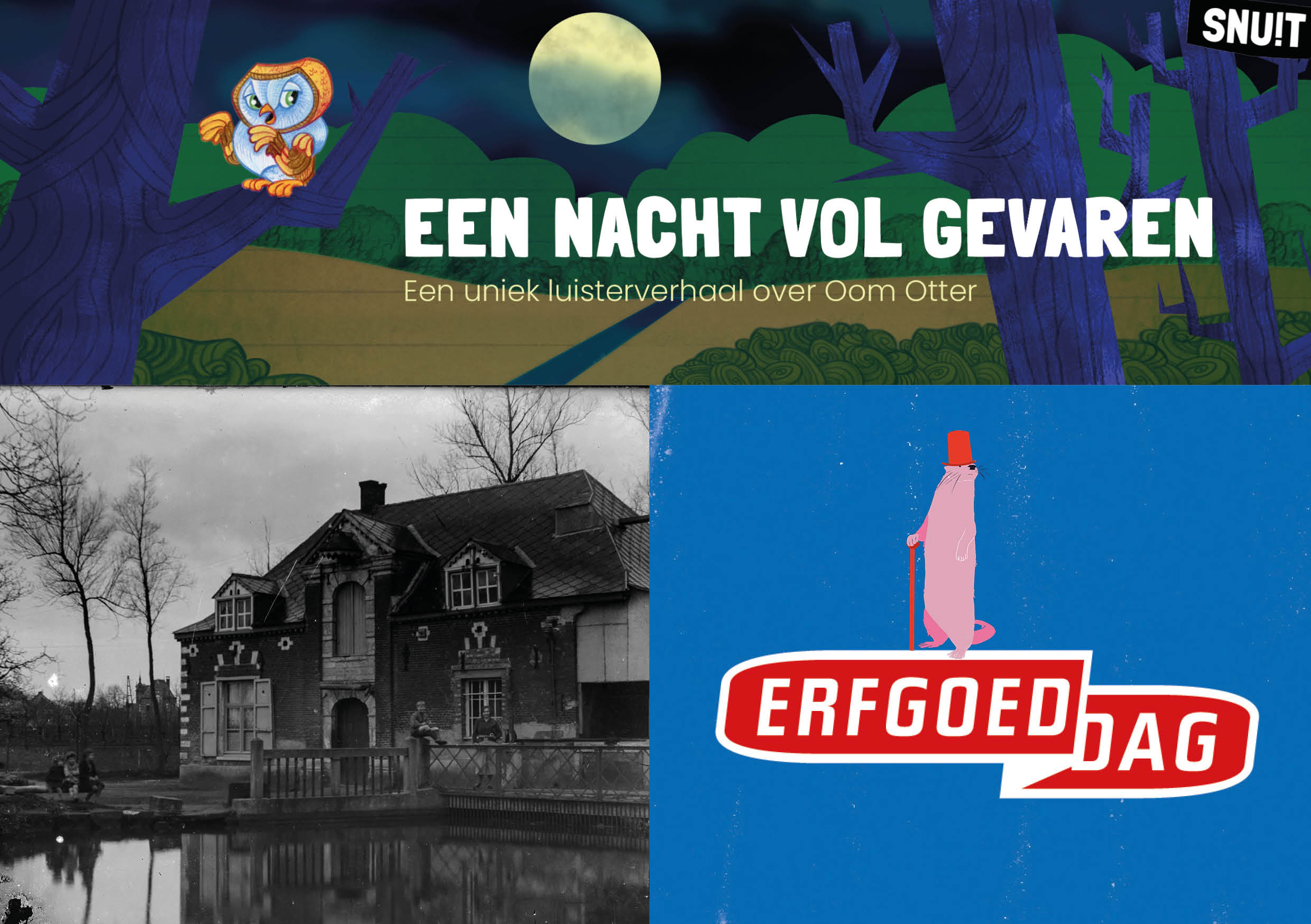 Iconische diersoorten aan de watermolen