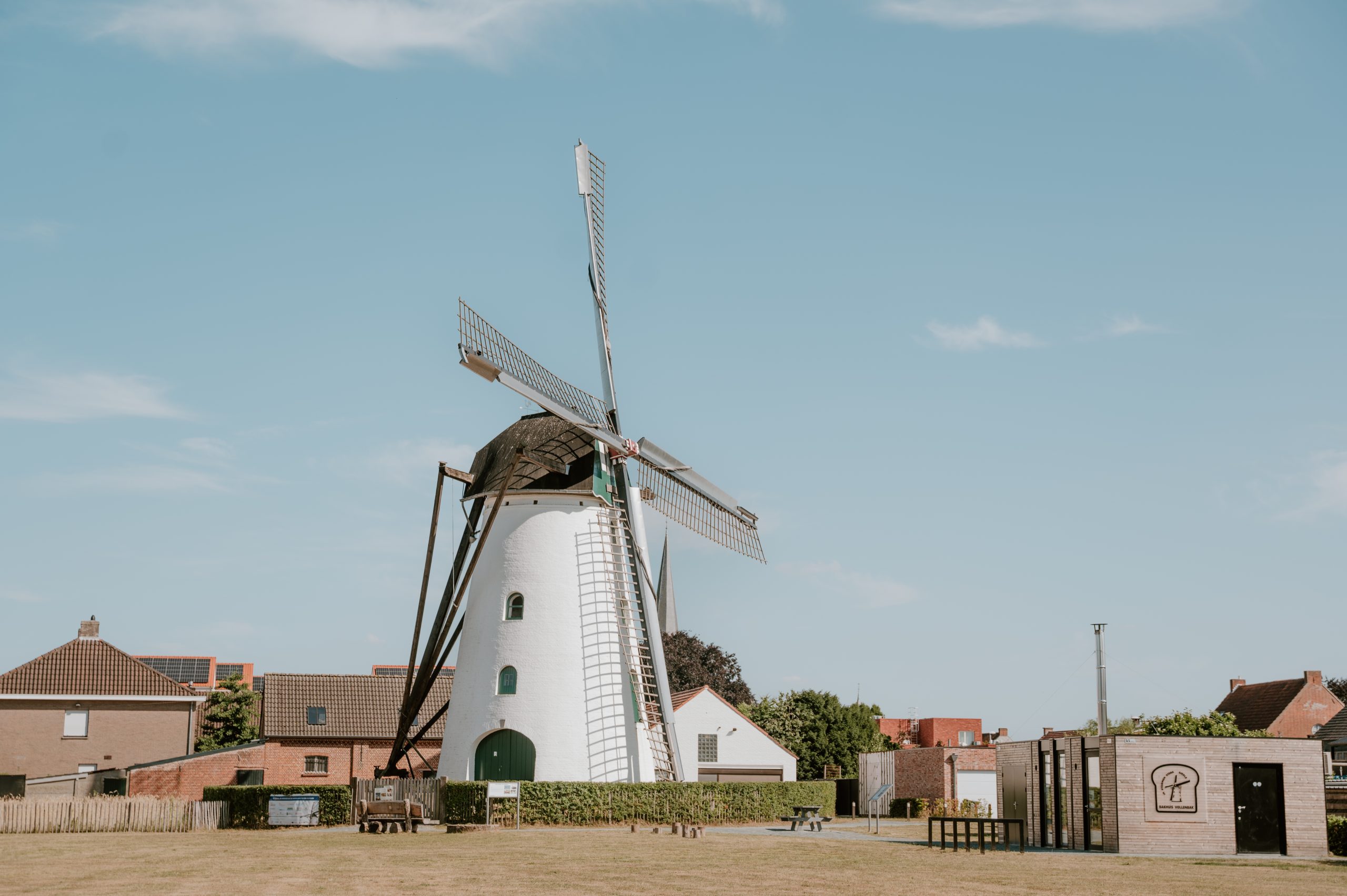 Molen in stormen sterk