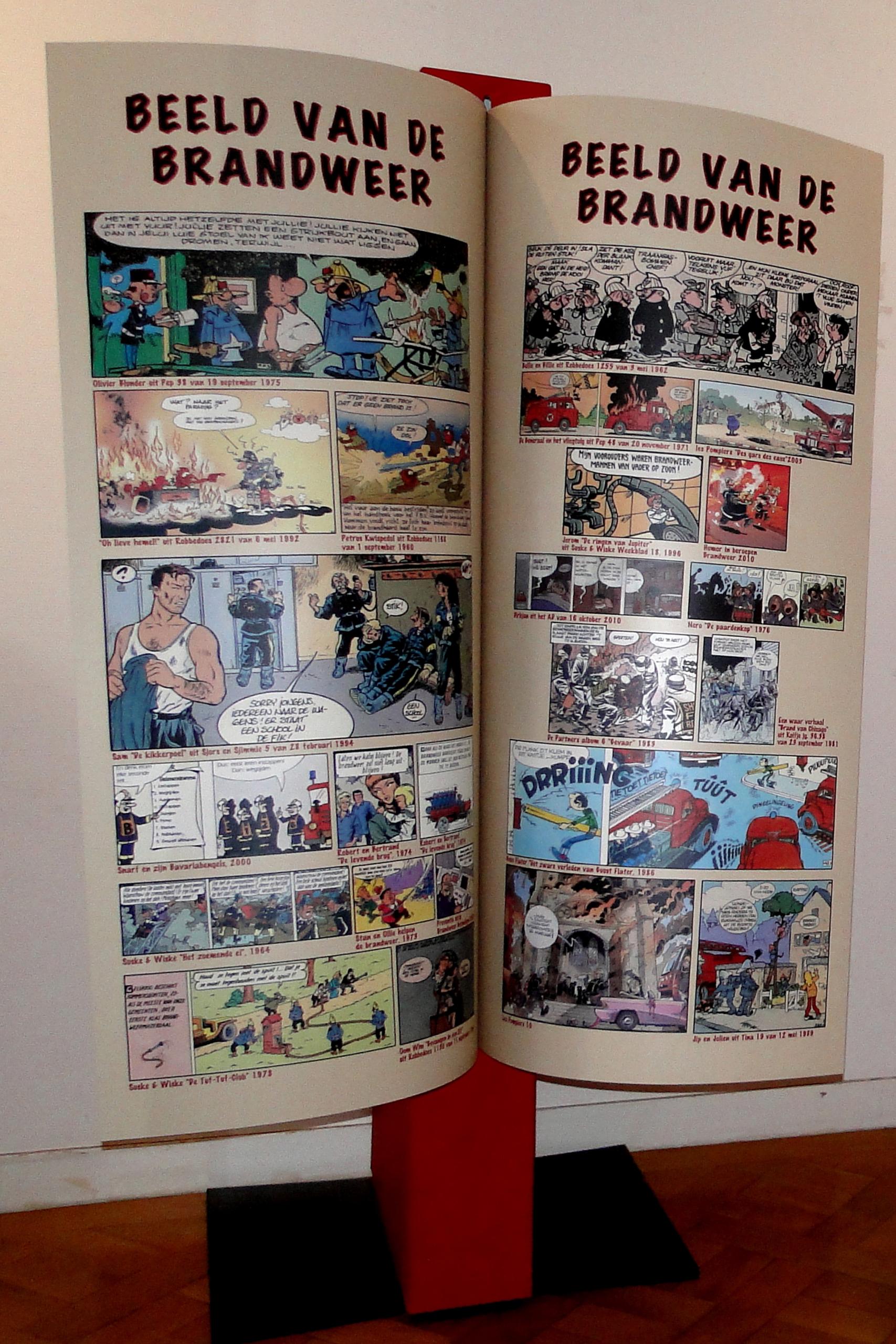 De Brandweer in Stripverhalen